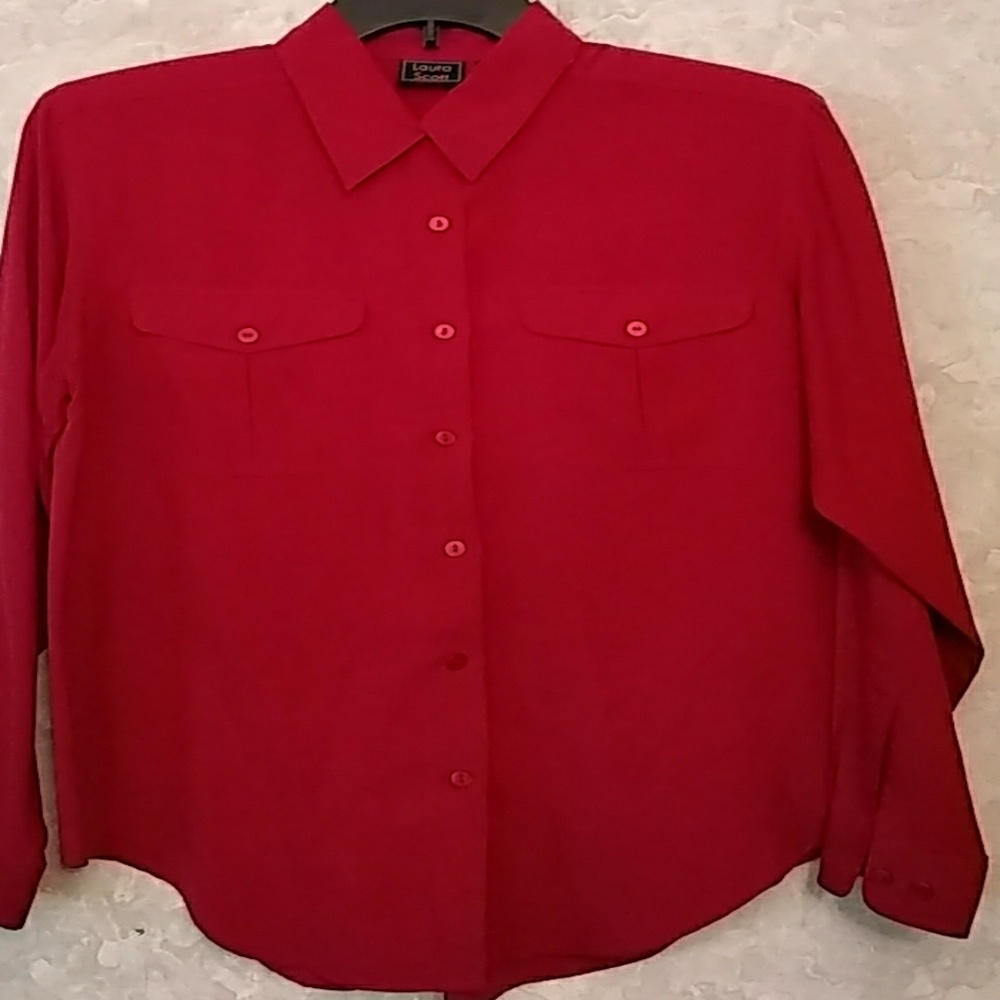 Womens Laura Scott silk shirt